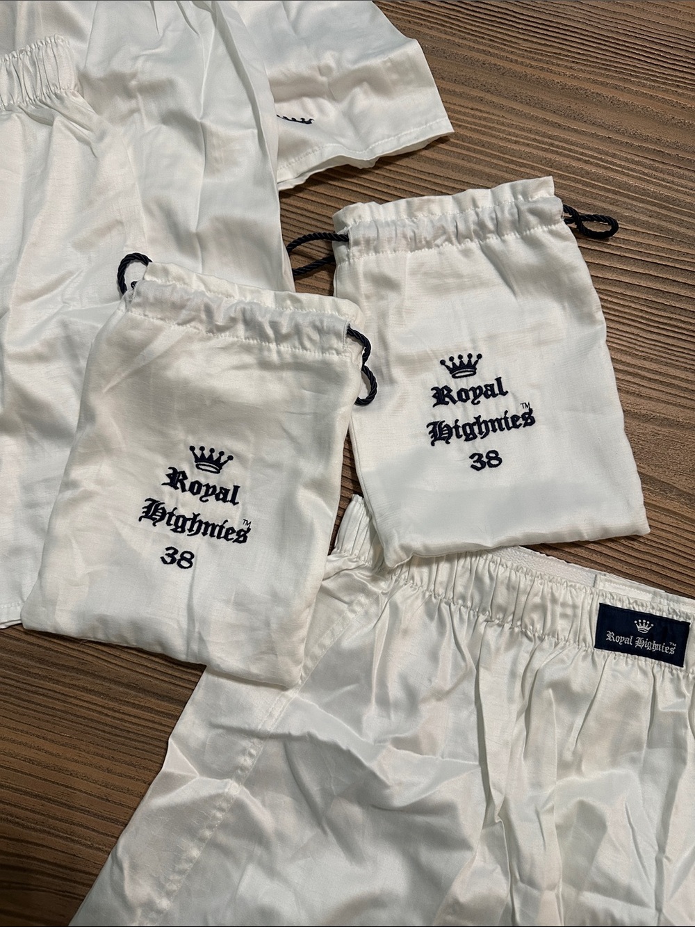 Royal Highnies White Boxer Shorts Lot of 4 Men’s Size 38 New - Picture 7 of 8